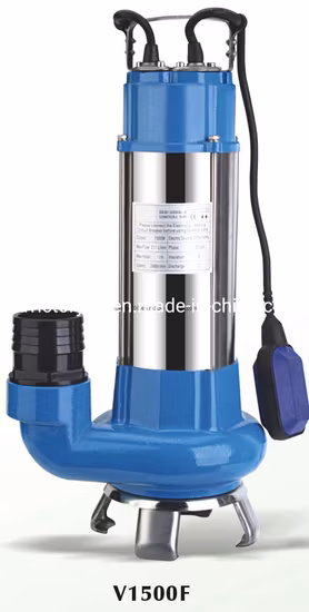 Stainless Steel Sewage Submersible Pump V1500f (WQ25-7-1.5)