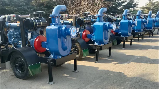 3 Inch Diesel Engine Driven Self Priming/Mine/Sewage/Trash/Slurry/Mud/Sand/Dirty Dewatering Water Centrifugal Pump