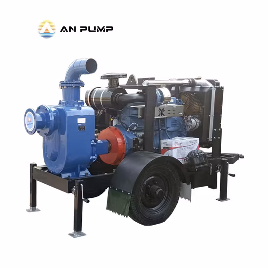 3 Inch Diesel Engine Driven Self Priming/Mine/Sewage/Trash/Slurry/Mud/Sand/Dirty Dewatering Water Centrifugal Pump