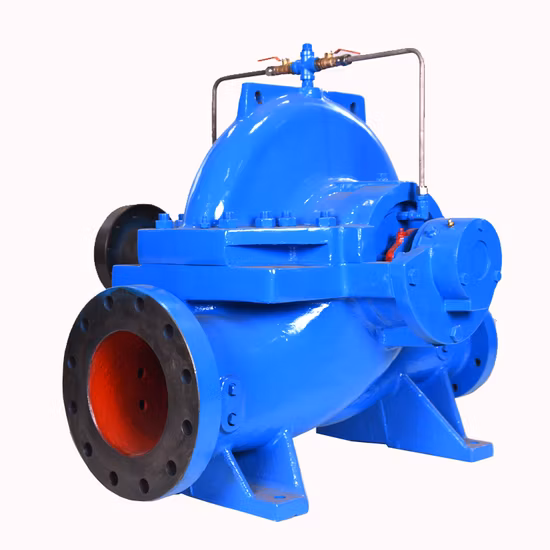 Centrifugal Dewatering Pump Diesel Engine Driven Double Suction Split Case Pump for Waterworks