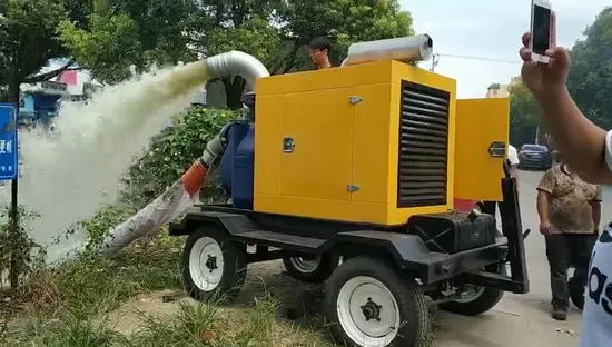 Two Wheels Trailer Mounted Diesel Engine Driven Non